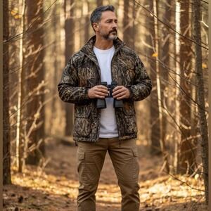 Browning Woodland XL Camo Field Jacket Hunting A-054 Gorpcore